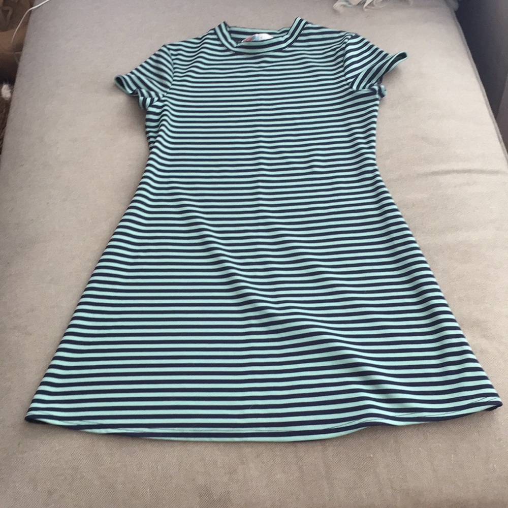 NWOT free people striped mod style dress